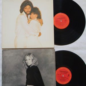 BARBRA STREISAND 2 LP'S Guilty & Till I Loved you